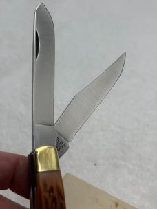 Camillus 1993 Rimfire Classic 22LR-2 2 Blade Trapper Pocket Knife Made In USA