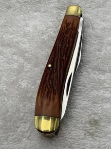 Camillus 1993 Rimfire Classic 22LR-2 2 Blade Trapper Pocket Knife Made In USA