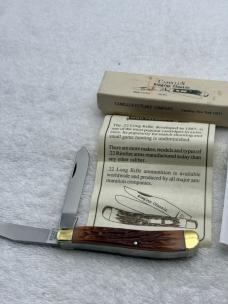 Camillus 1993 Rimfire Classic 22LR-2 2 Blade Trapper Pocket Knife Made In USA
