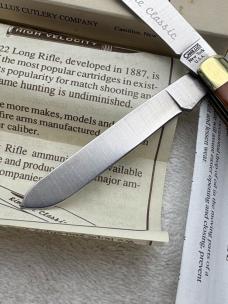 Camillus 1993 Rimfire Classic 22LR-2 2 Blade Trapper Pocket Knife Made In USA