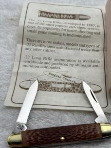 Camillus 1992 Rimfire Classic 22LR-1 2 Blade Pocket Knife Made In USA