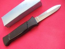Older Italian Front Opener BLACK FINGER 777 OTF Switchblade Knife