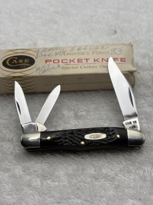 Case XX Vintage 1983 7 Dot 3 Blade Whittler Pattern #6308 Made In USA 