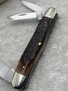 Case XX Vintage 1983 7 Dot 3 Blade Whittler Pattern #6308 Made In USA 