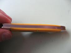 GREAT EASTERN TIDIOUTE 380225 CAMPFIRE WHITTLER YELLOW LINEN MICARTA
