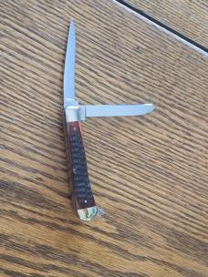 Vintage Case XX USA 6254 Redbone Trapper Muskrat Blade Knife