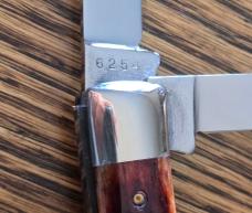 Vintage Case XX USA 6254 Redbone Trapper Muskrat Blade Knife