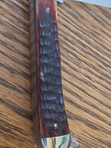 Vintage Case XX USA 6254 Redbone Trapper Muskrat Blade Knife