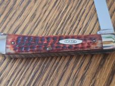 Vintage Case XX USA 6254 Redbone Trapper Muskrat Blade Knife
