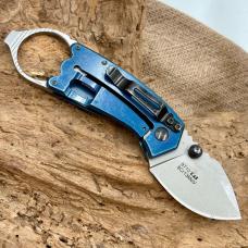 Kershaw Antic Navy Blue Stainless 8CR13MoV Framelock Folding Knife 8710 (71)