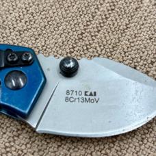Kershaw Antic Navy Blue Stainless 8CR13MoV Framelock Folding Knife 8710 (71)