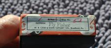 Case Box Only Fly Fisher Disp. No, 53 Wax Paper Inside Perfect Condition