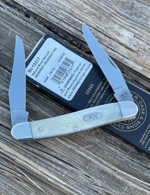 CASE XX ** 2025 NATURAL SMOOTH BONE MUSKRAT