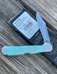 CASE XX ** 2025 SMOOTH SEAFOAM GREEN ICHTHUS SHIELD G10 MINI COPPERLOCK