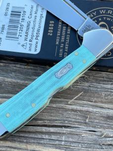 CASE XX ** 2025 SMOOTH SEAFOAM GREEN ICHTHUS SHIELD G10 MINI COPPERLOCK