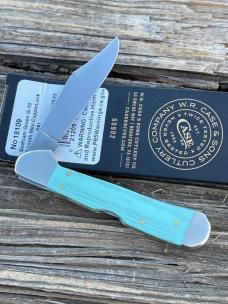 CASE XX ** 2025 SMOOTH SEAFOAM GREEN ICHTHUS SHIELD G10 MINI COPPERLOCK