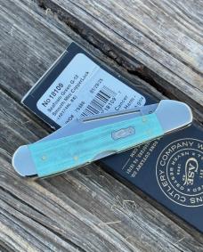 CASE XX ** 2025 SMOOTH SEAFOAM GREEN ICHTHUS SHIELD G10 MINI COPPERLOCK
