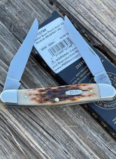 CASE XX ** 2025 AMBER BONE PEACH SEED JIGGED MUSKRAT