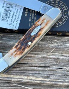 CASE XX ** 2025 AMBER BONE PEACH SEED JIGGED MUSKRAT