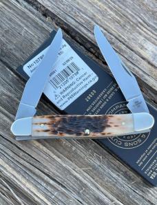 CASE XX ** 2025 AMBER BONE PEACH SEED JIGGED MUSKRAT