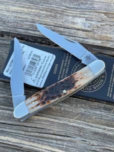 CASE XX ** 2025 AMBER BONE PEACH SEED JIGGED MUSKRAT
