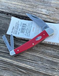 CASE XX ** 2025 AMERICAN WORKMAN CS SMOOTH RED SYNTHETIC SEAHORSE WHITTLER