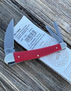 CASE XX ** 2025 AMERICAN WORKMAN CS SMOOTH RED SYNTHETIC SEAHORSE WHITTLER