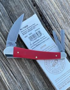 CASE XX ** 2025 AMERICAN WORKMAN CS SMOOTH RED SYNTHETIC SEAHORSE WHITTLER