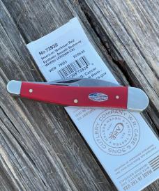 CASE XX ** 2025 AMERICAN WORKMAN CS SMOOTH RED SYNTHETIC SEAHORSE WHITTLER