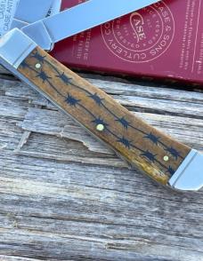 CASE XX ** SFO MAGICIAN'S ANTIQUE RATTLESNAKE BARBED WIRE 2024 BONE TRAPPER