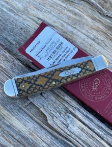 CASE XX ** SFO MAGICIAN'S ANTIQUE RATTLESNAKE BARBED WIRE 2024 BONE TRAPPER