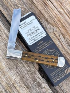 CASE XX ** SFO MAGICIAN'S ANTIQUE RATTLESNAKE BARBED WIRE 2024 BONE RAZOR