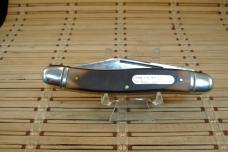 SCHRADE OLD TIMER 858 LUMBERJACK U.S.A. MADE VINTAGE TRIPLE BLADE STOCKMAN FOLDING USED POCKET KNIFE