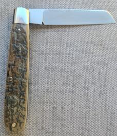 Todd Davison Mammoth Sheepsfoot Straight Jack...3 5/8"..Cpm154..jeweled...pouch...#2546 Rare 