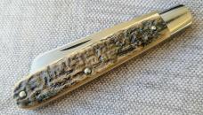 Todd Davison Mammoth Sheepsfoot Straight Jack...3 5/8"..Cpm154..jeweled...pouch...#2546 Rare 