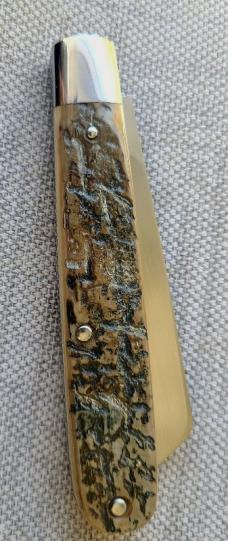 Todd Davison Mammoth Sheepsfoot Straight Jack...3 5/8"..Cpm154..jeweled...pouch...#2546 Rare 