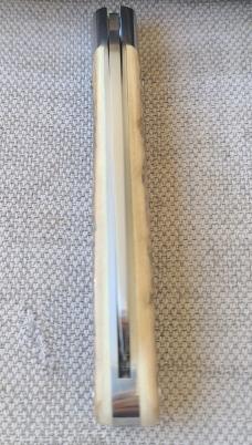 Todd Davison Mammoth Sheepsfoot Straight Jack...3 5/8"..Cpm154..jeweled...pouch...#2546 Rare 
