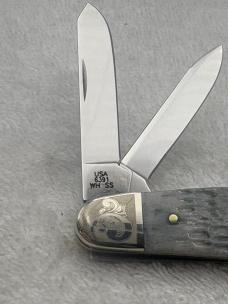 Case  Classic Pattern 6391 Large 3 Blade Whittler Engraved Bolsters Made In USA (43)