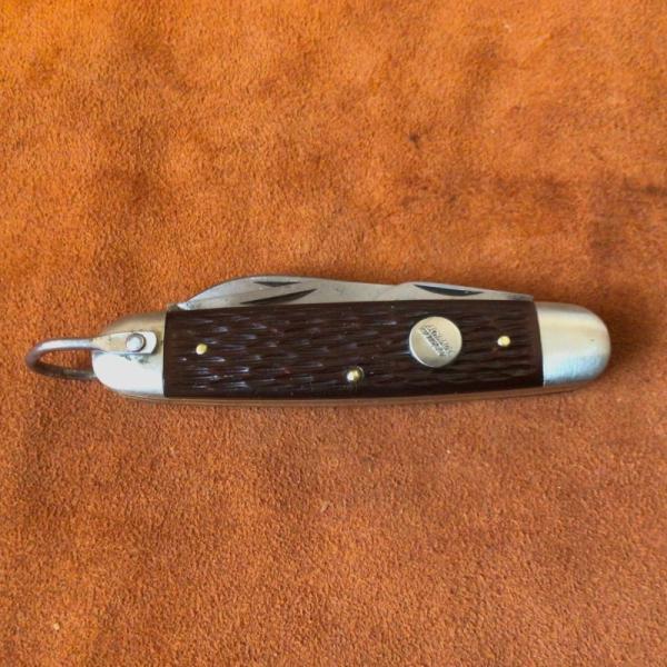 Schrade Walden Four Blade Camp/Utility Knife 