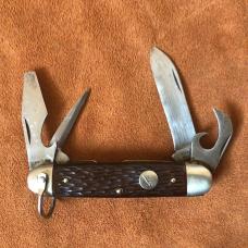 Schrade Walden Four Blade Camp/Utility Knife 
