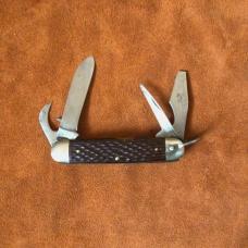 Schrade Walden Four Blade Camp/Utility Knife 