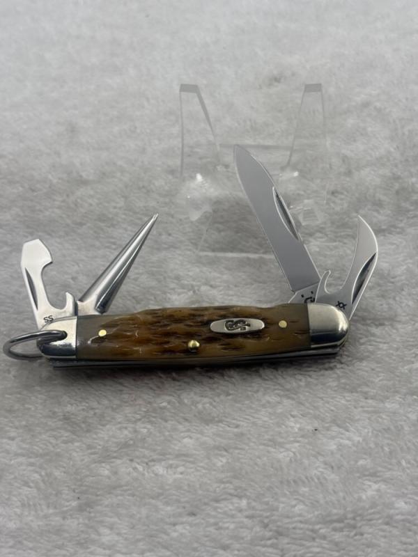 Case XX 4 Blade Junior Scout Knife Pattern #6409ORSS Made In USA No Box (43) Case XX 4 Blade Junior Scout Knife Pattern #6409ORSS Made In USA No Box (43)