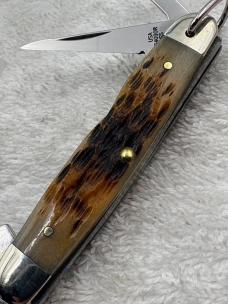 Case XX 4 Blade Junior Scout Knife Pattern #6409ORSS Made In USA No Box (43)