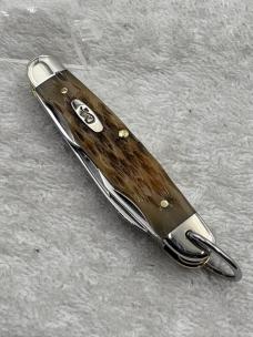 Case XX 4 Blade Junior Scout Knife Pattern #6409ORSS Made In USA No Box (43)