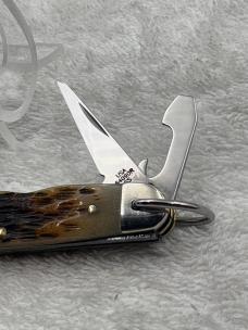 Case XX 4 Blade Junior Scout Knife Pattern #6409ORSS Made In USA No Box (43)