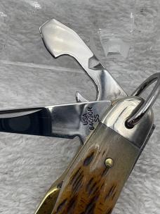 Case XX 4 Blade Junior Scout Knife Pattern #6409ORSS Made In USA No Box (43)