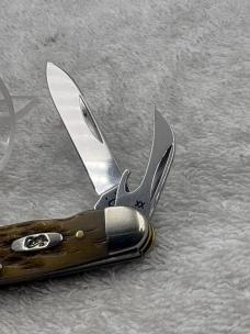 Case XX 4 Blade Junior Scout Knife Pattern #6409ORSS Made In USA No Box (43)