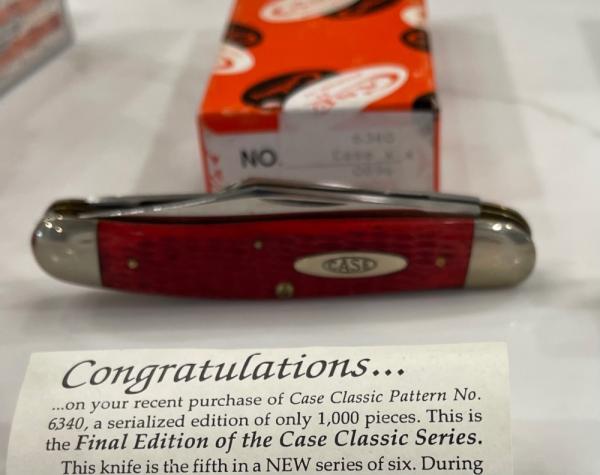 Case Classic 6340 Red bone Stockman