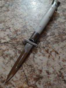 8 3/4" Rizzuto Estileto Milano white perlex.