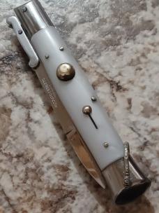  8 3/4" Rizzuto Estileto Milano white perlex.